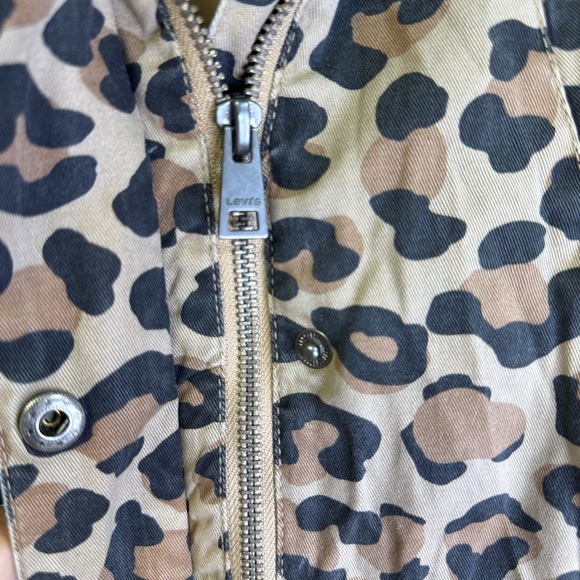Levi's Brown and Black leopard Patterned Jacket NWOT - Picture 4 of 9